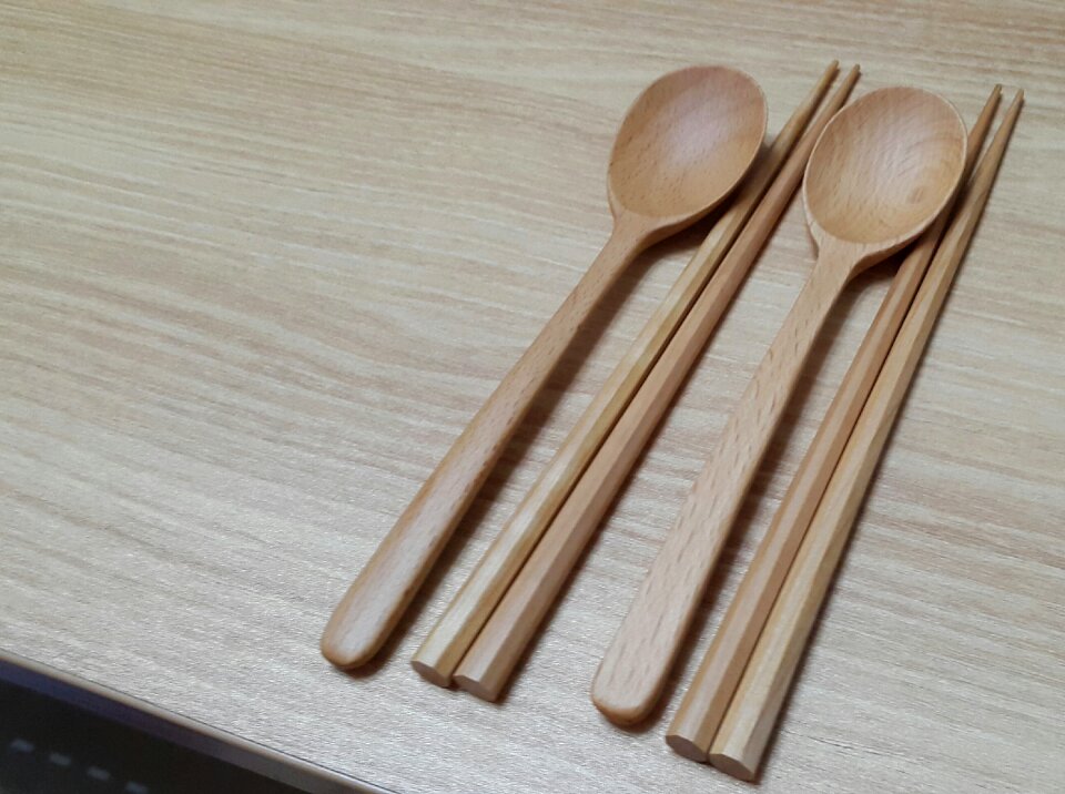 Spoons oriental wood