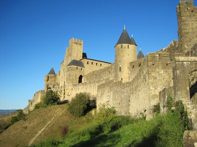 Medieval city medieval castle france photo