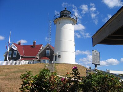 Lighthouse seashore