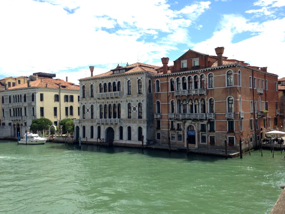 City italy blue water