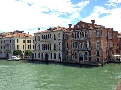 City italy blue water
