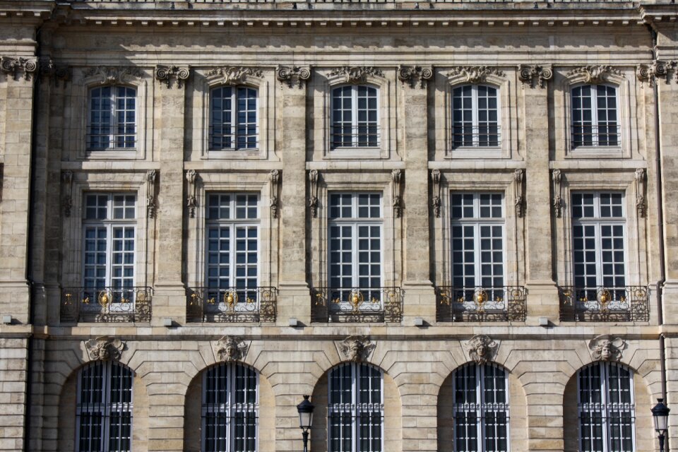 Bordeaux building facade windows