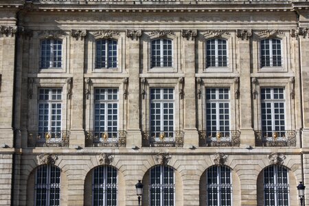 Bordeaux building facade windows
