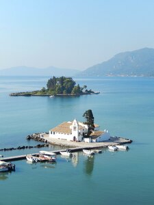 Greece sea monastery