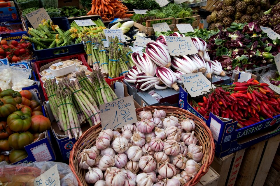 Garlic pepper tomatoes photo