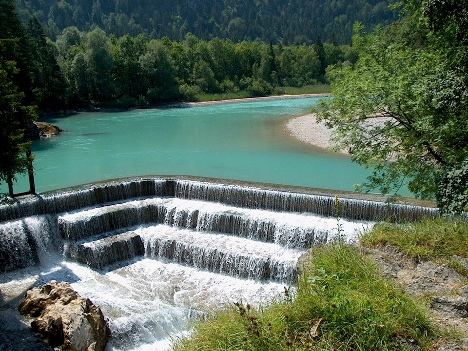 Rivers landscape waterfall