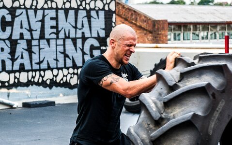 Tire gym training
