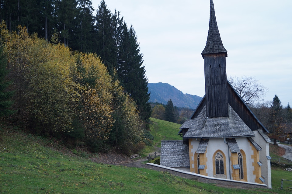 Seven brno autumn church