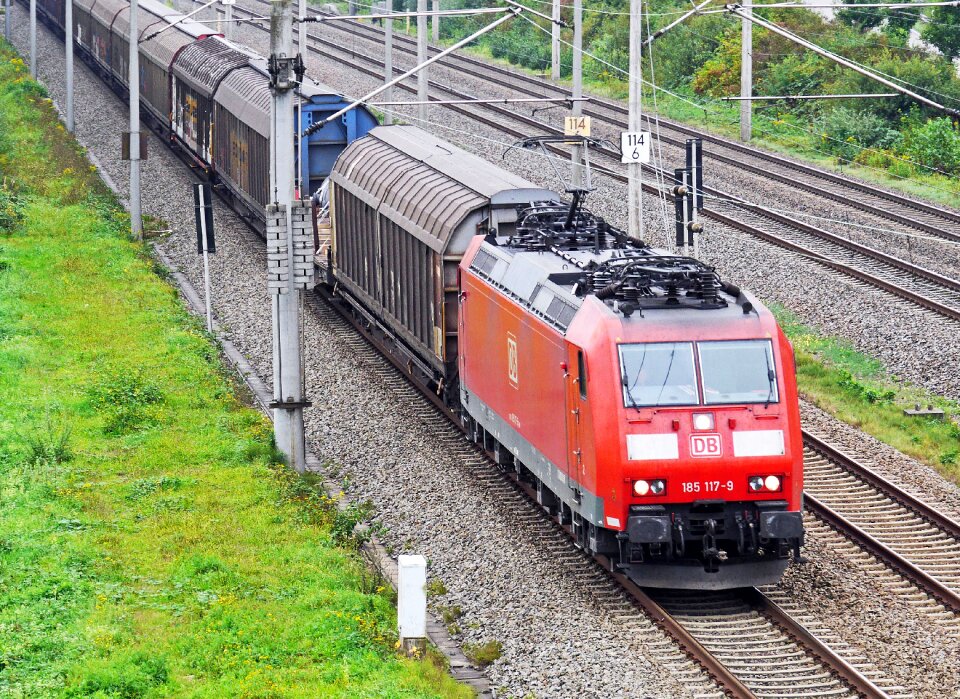 Switzerland-traffic viergleisig mannheim-lok