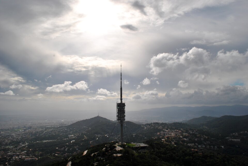 Nature barcelona aerial view
