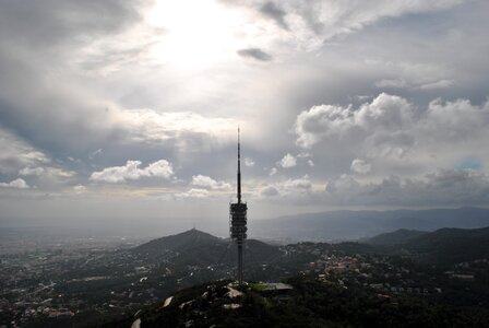 Nature barcelona aerial view