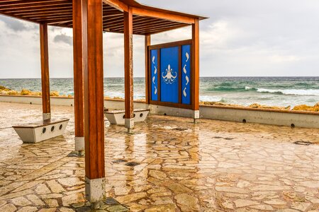 Architecture beach sea
