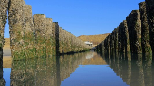 North sea netherlands coast photo