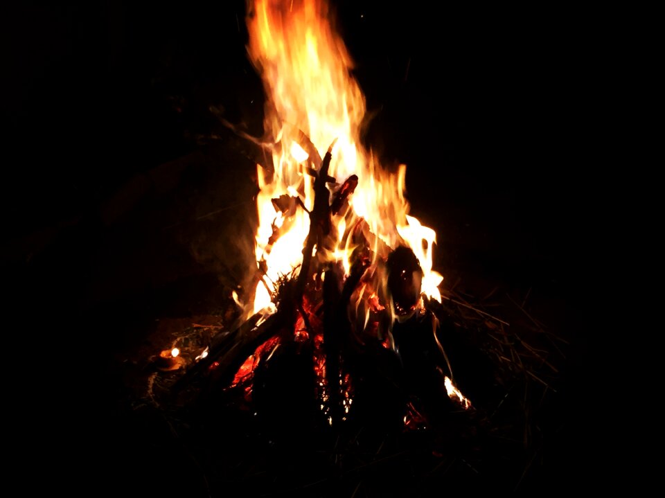 Outdoors black camping