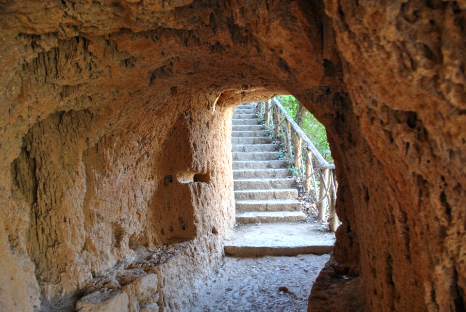 Park stone monastery nuevalos ladder