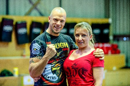 Gym martial arts people