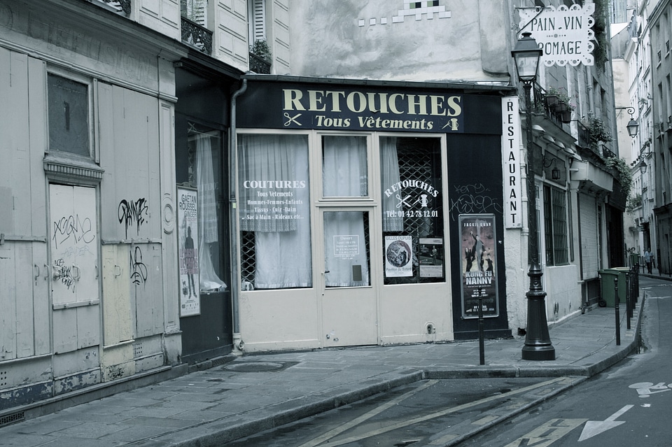 Old business shop shopping