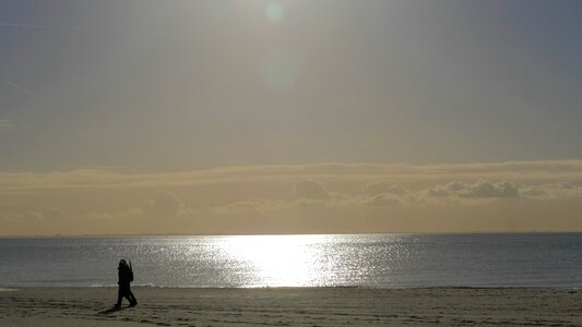 North sea netherlands coast photo