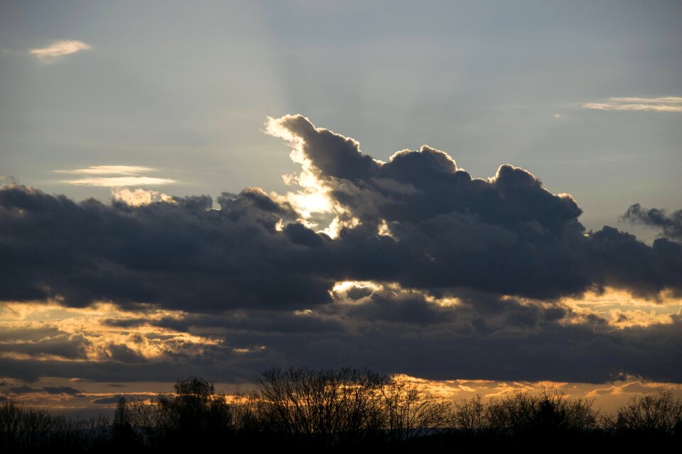 Atmosphere sky clouds sunlight