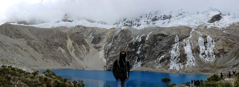 Landscape snow peru