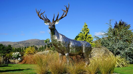 Garden metal antler