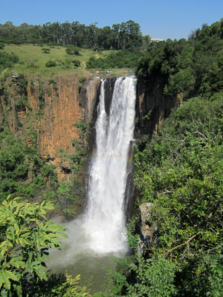 South africa green waterfall