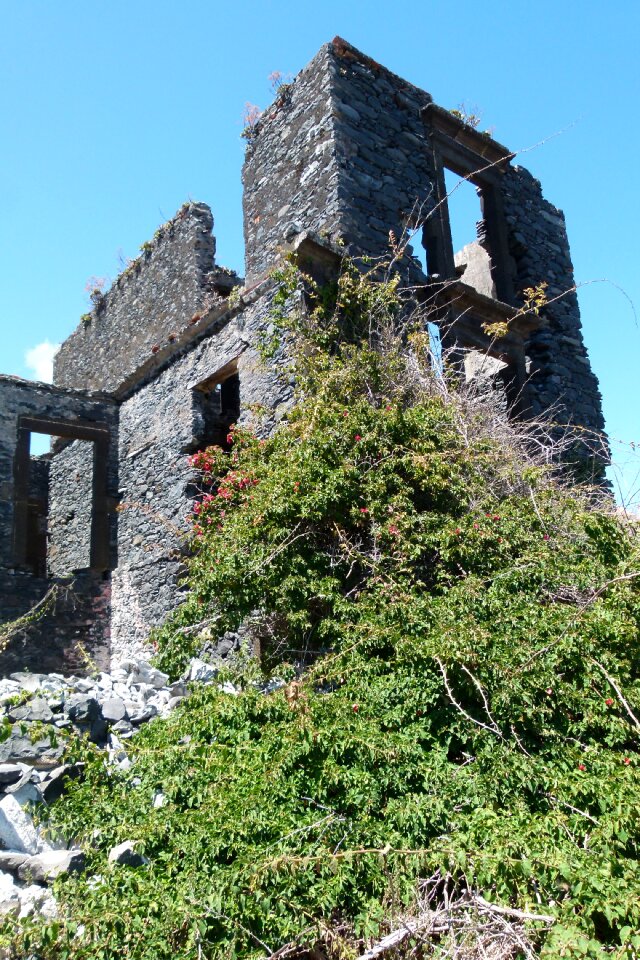 Dilapidated building old