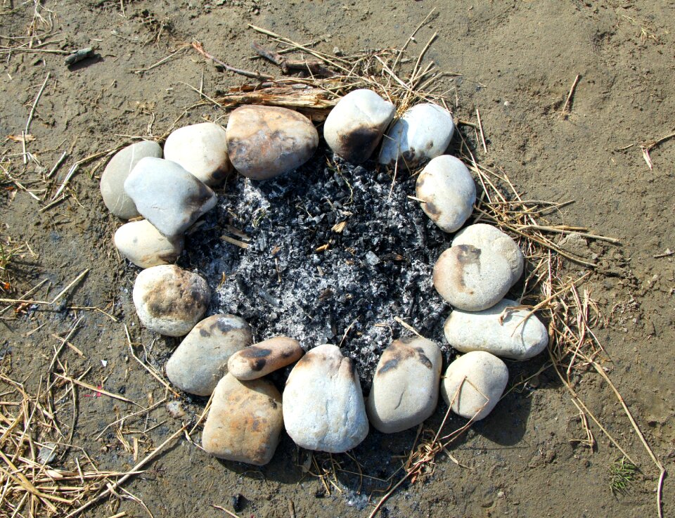 Extinguished ash stones