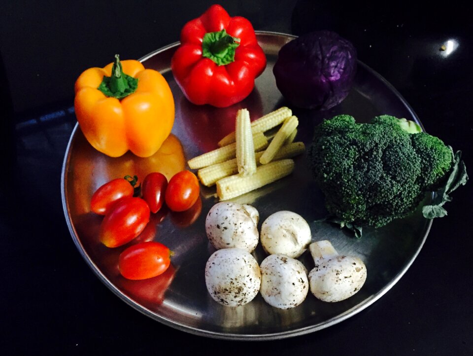 Colorful vegetarian