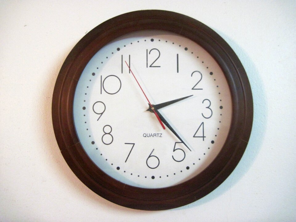 Time management time analog