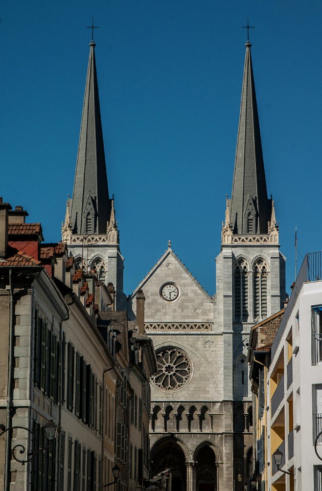 Church bell tower rosette