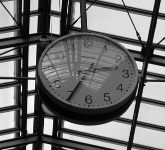Hours pointer clock face photo