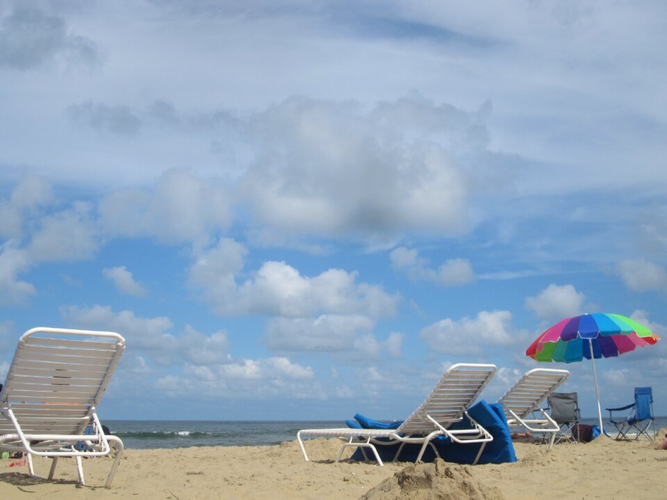 Relaxation sand summer