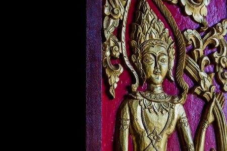 Thai antique art photo