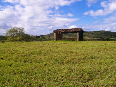 Clouds blue sky brazil photo