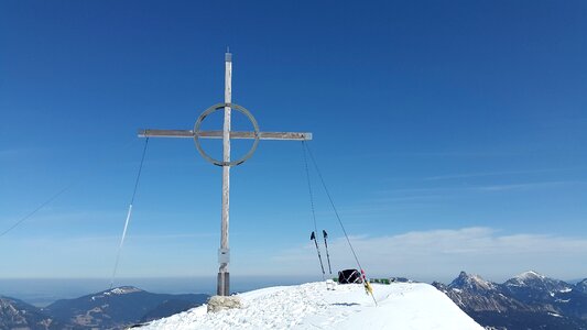 Cross sky mountaineering photo