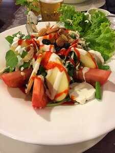Salad plate snacks summer food