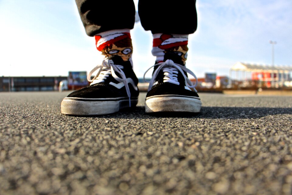 Style socks shoe skater shoes