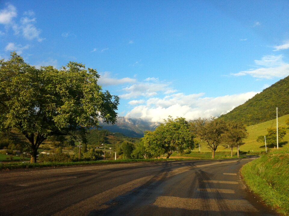 Road holiday mountain