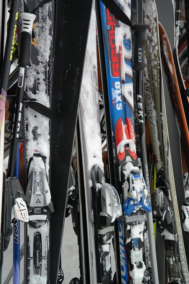 Skiing winter winter sports