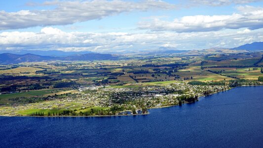 New zealand south island landscape