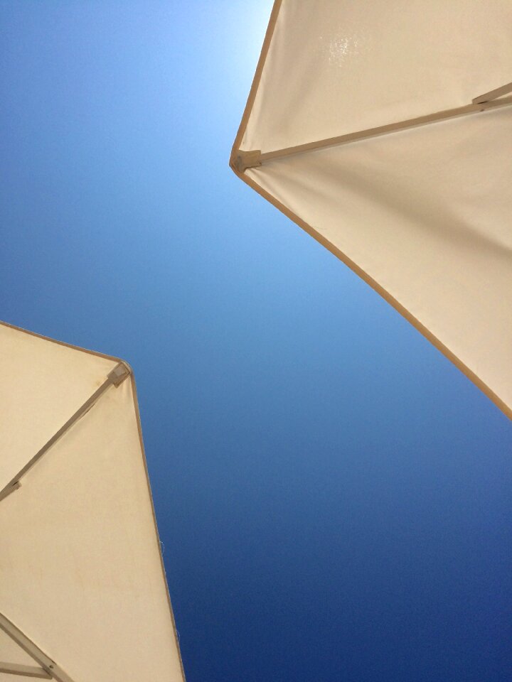 Sunshine sunny blue umbrella