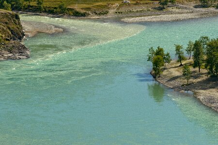 Nature mountain river russia photo
