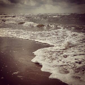 Kijkduin coast foam