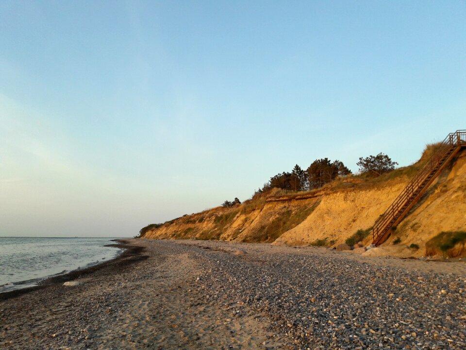 Kreptitzer heath beach cliff