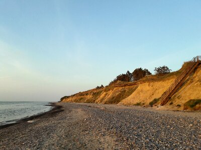 Kreptitzer heath beach cliff