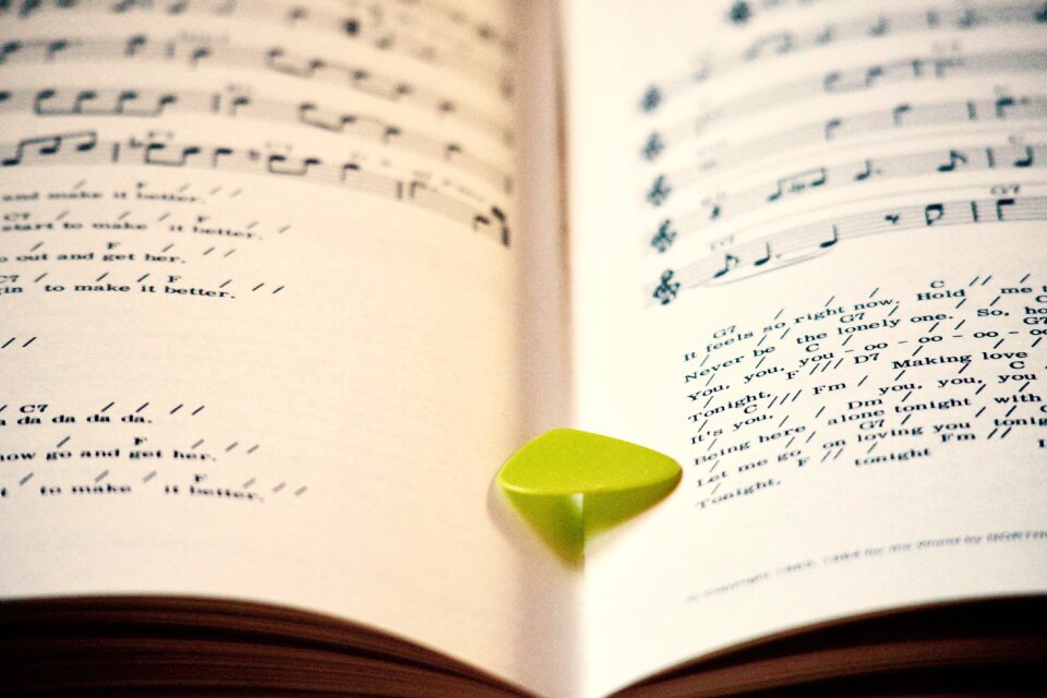 Musical notes pentagram note