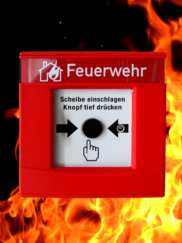 Button alarm fire