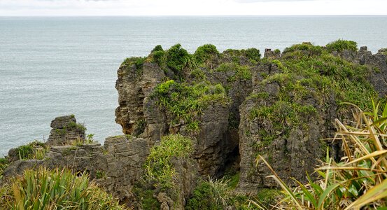 West coast south island cliff