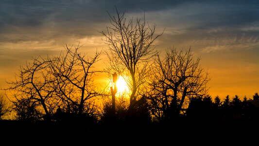 Clouds backlighting enjoy photo